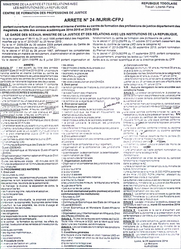 Article : Le ch&ocirc;mage ou la toge?